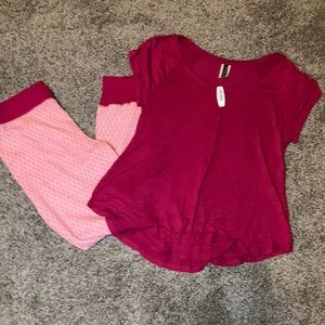NEW WITH TAG Adore Me Pink Pj Set